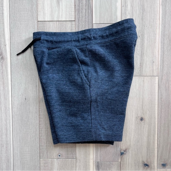 Dark charcoal gray boys 10/12 First Wave Elastic Waist Youth Knit Shorts - Picture 4 of 6